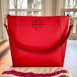 Tory burch bucket bag